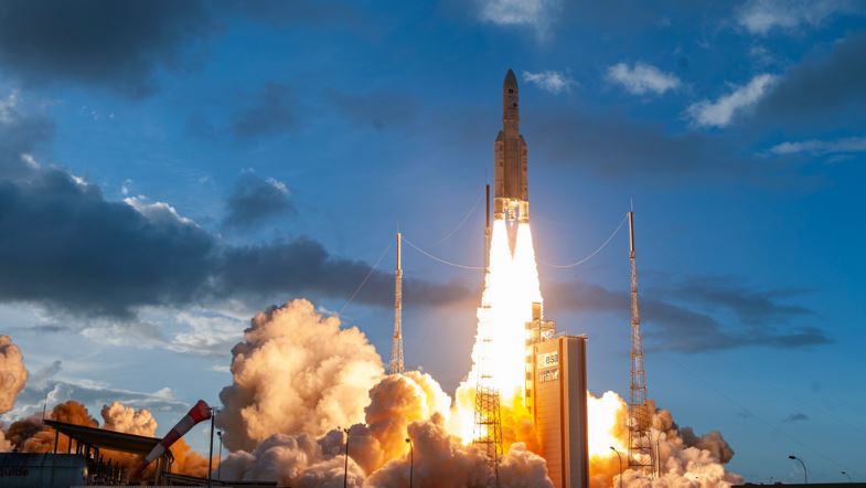 The average cost of an Ariane 5 launch typically ranges between $150 million and $220 million USD,