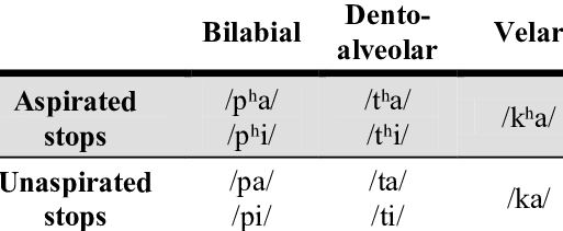 What is Aspirated consonant?